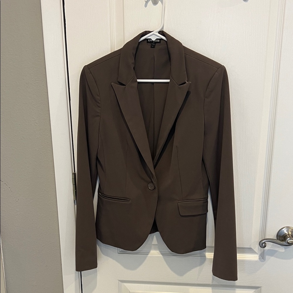 Express Women's Chocolate Blazer
